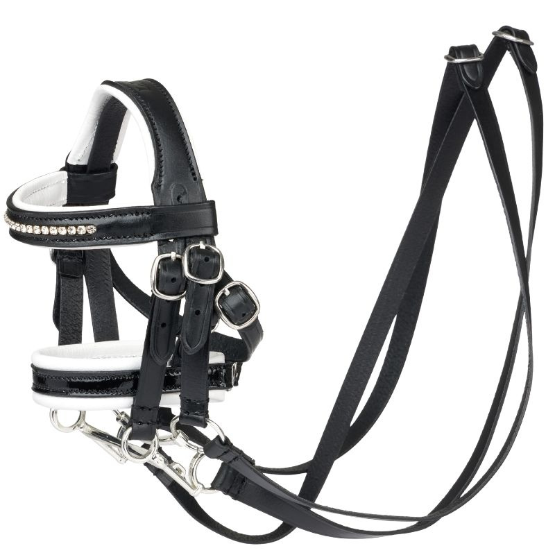 Double Bridle Toy Pony Black