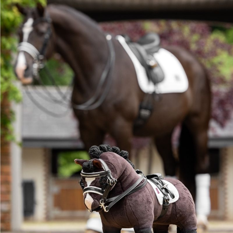 Double Bridle Toy Pony Black
