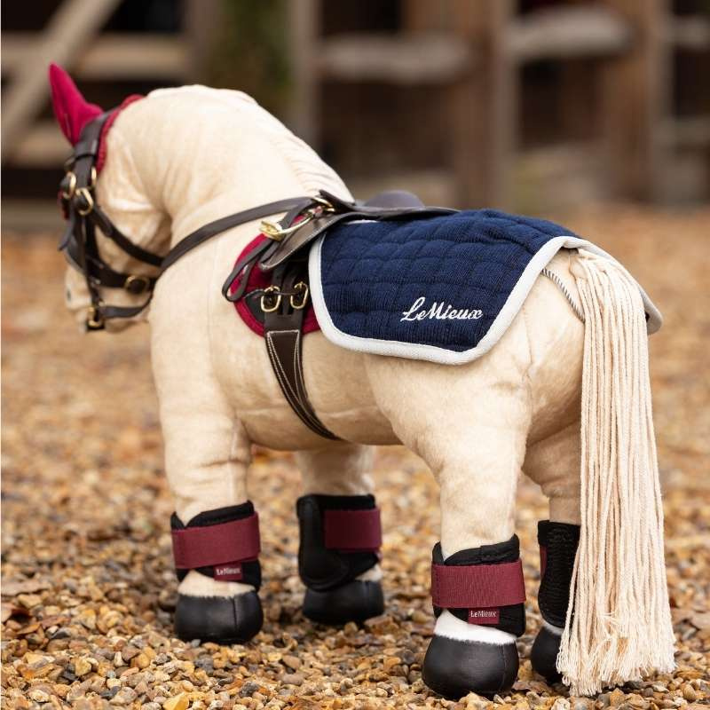 Quarter Rug Toy Pony Navy Blue