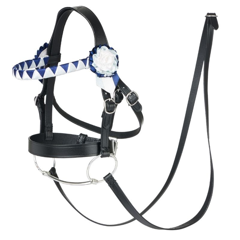 Bridle for Hobby Horse Showing Black