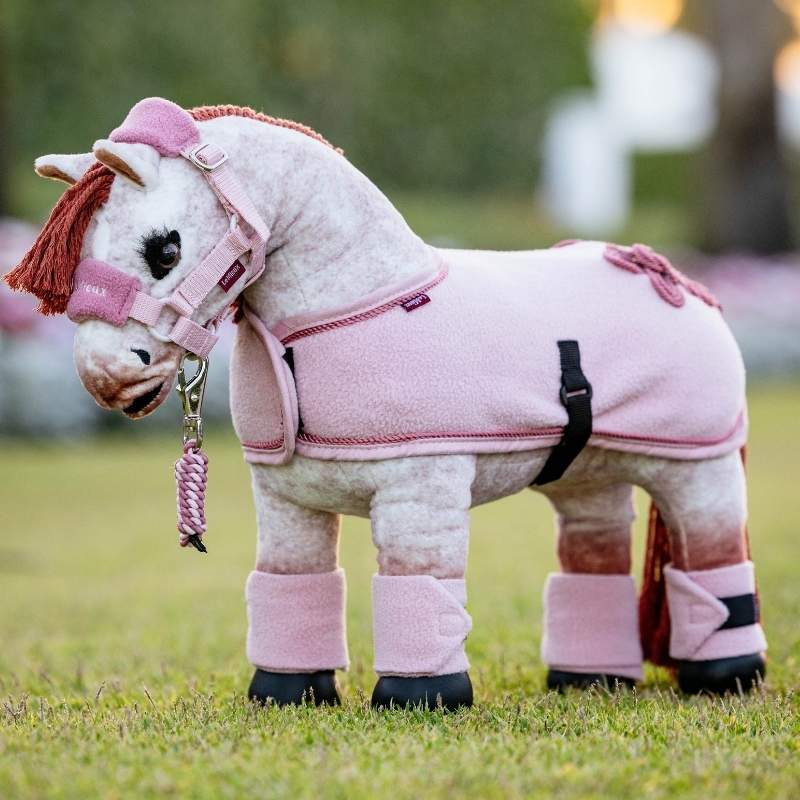 Fleece Rug Toy Pony Light Pink