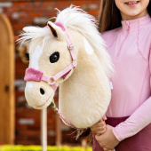 Halter & Lead Rope for Hobby Horse Vogue Light Pink Halter & Lead Rope for Hobby Horse Vogue Light Pink