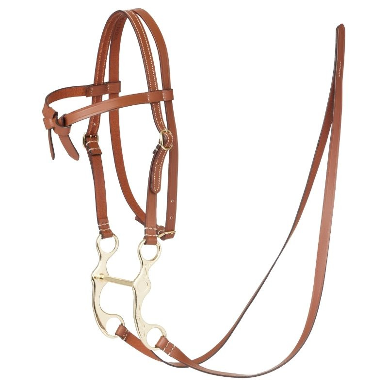 Western Bridle for Hobby Horse Brown