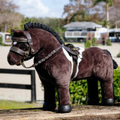 Hunter Saddle Pad & Girth Toy Pony Hunter Brown Hunter Saddle Pad & Girth Toy Pony Hunter Brown