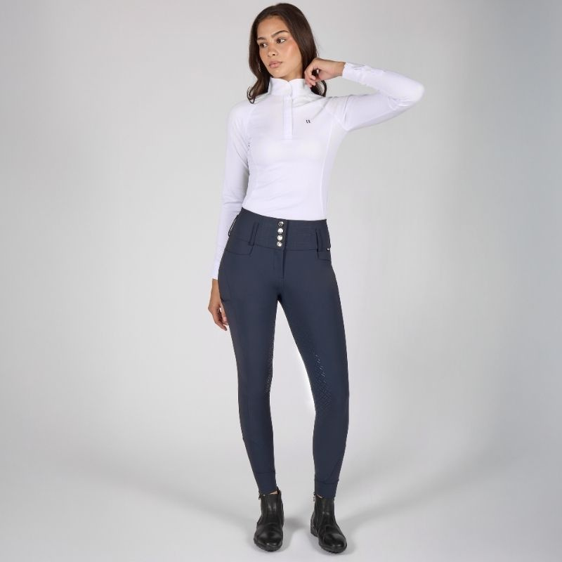 Riding Breeches KLKhloe X Shape Full Grip Navy Blue
