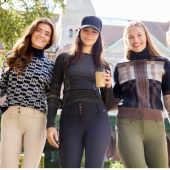 Riding Breeches KLKhloe X Shape Full Grip Navy Blue Riding Breeches KLKhloe X Shape Full Grip Navy Blue