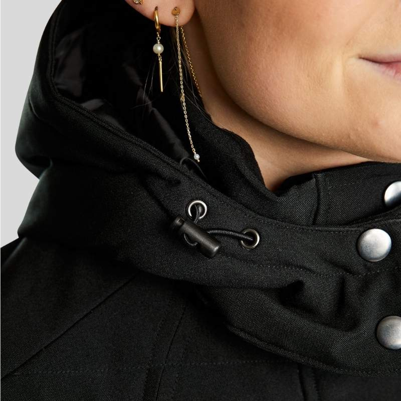 Riding Coat Dicte Long Black