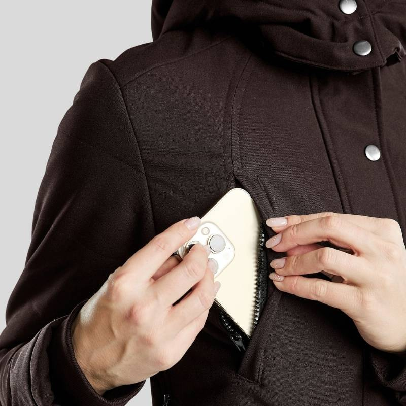 Riding Coat Dicte Long Brown