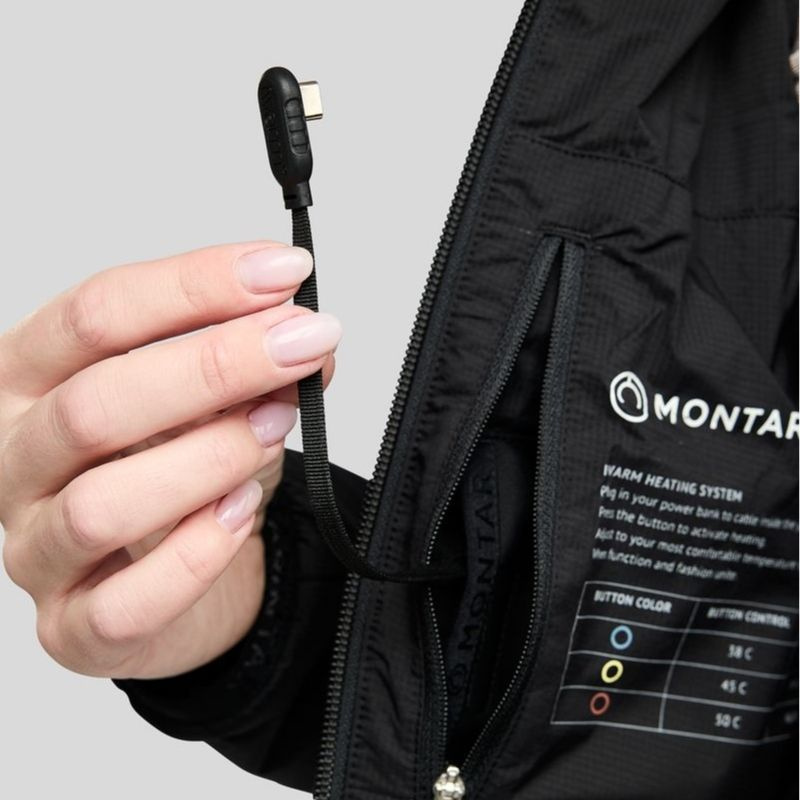 Heated Jacket MoIsla Tech Heating Black