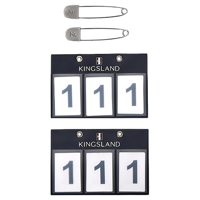 Number Bib Classic 2-pack Navy Blue