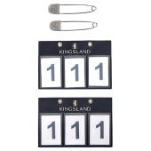 Number Bib Classic 2-pack Navy Blue Number Bib Classic 2-pack Navy Blue