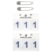 Number Bib Classic 2-pack White Number Bib Classic 2-pack White
