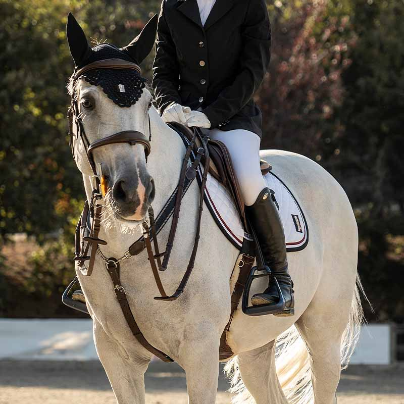 Saddle Pad Classic White