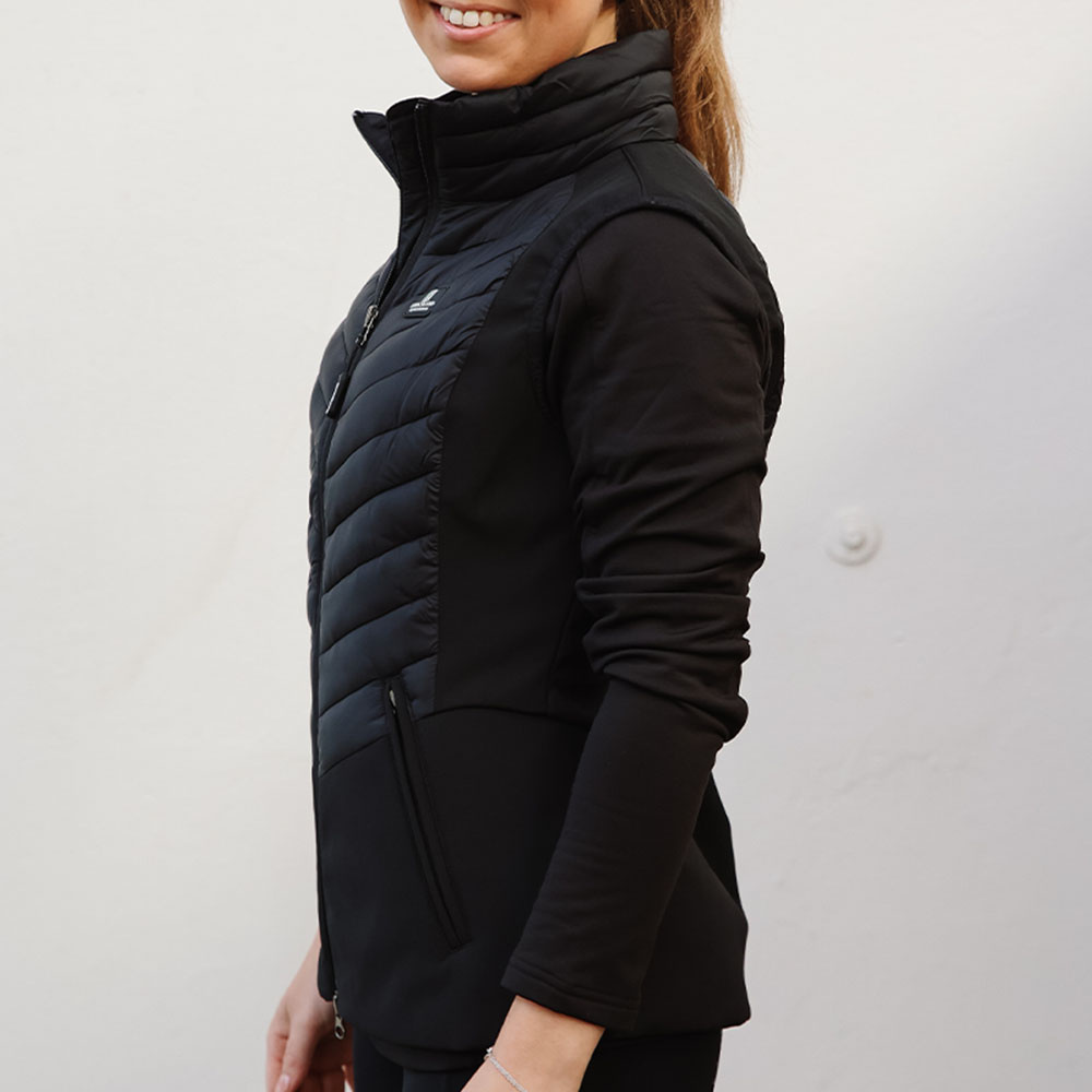 Women's Vest Classic Hybrid Black