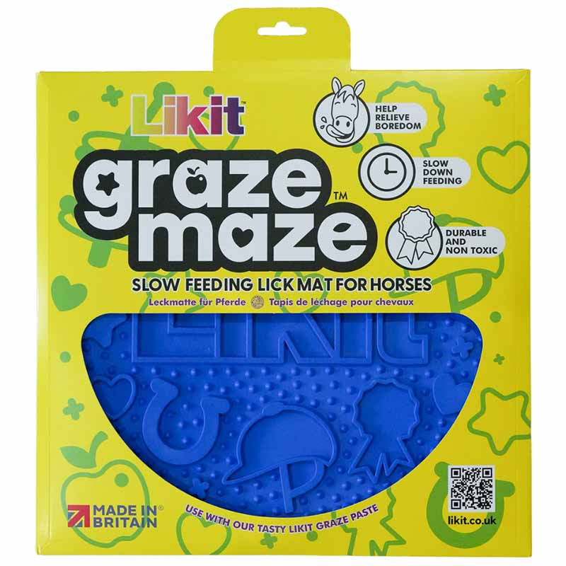 Graze Maze Lick Mat Level 1 Blue