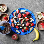 Graze Maze Lick Mat Level 1 Blue Graze Maze Lick Mat Level 1 Blue