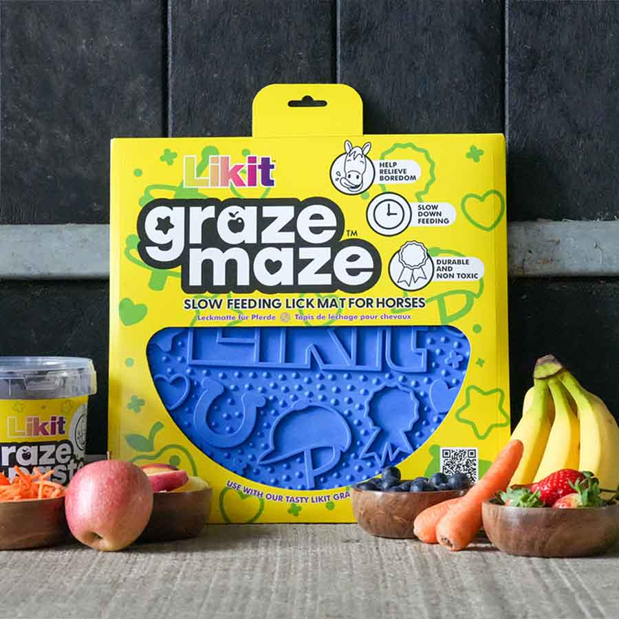 Graze Maze Lick Mat Level 1 Blue