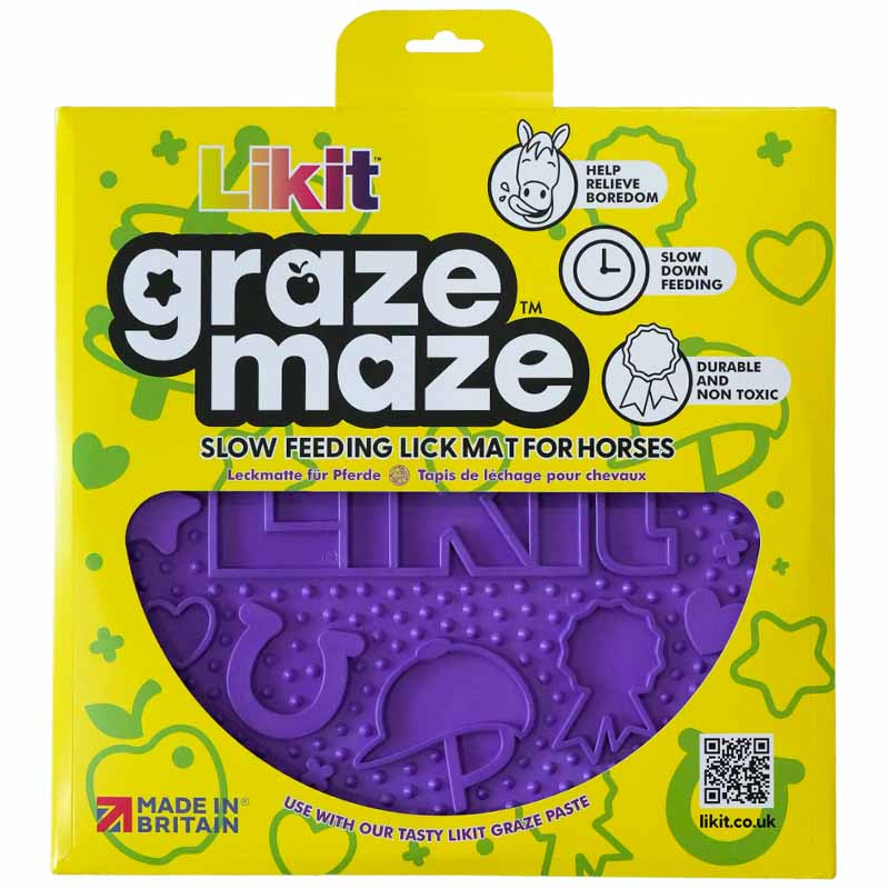 Graze Maze Lick Mat Level 1 Purple