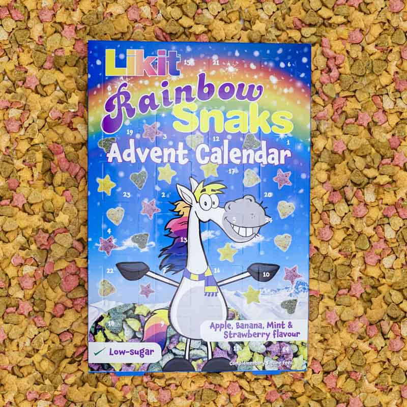 Advent Calendar Horse Treats Rainbow Snaks 200g