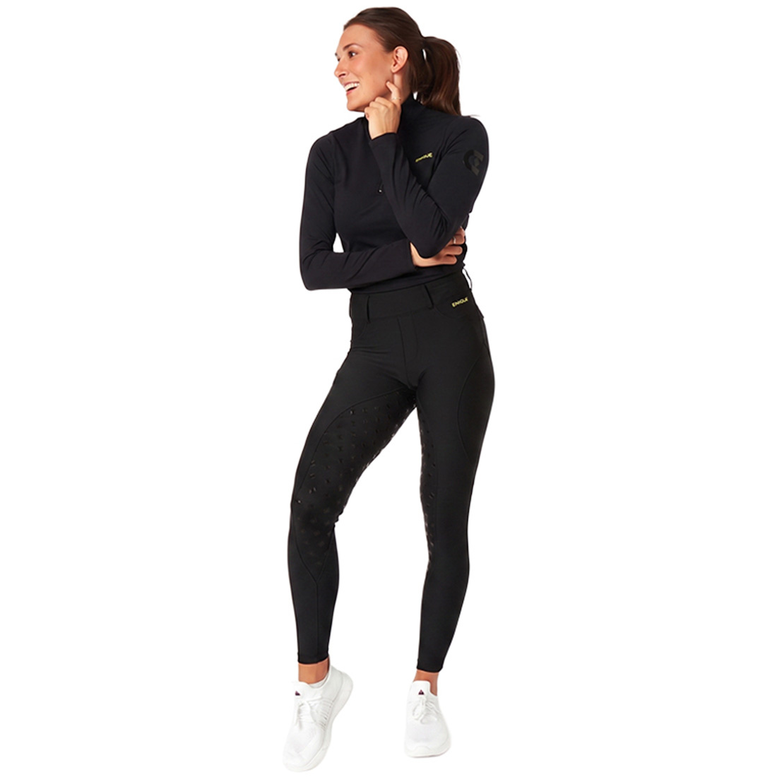 Riding Tights Classic Full Grip Black