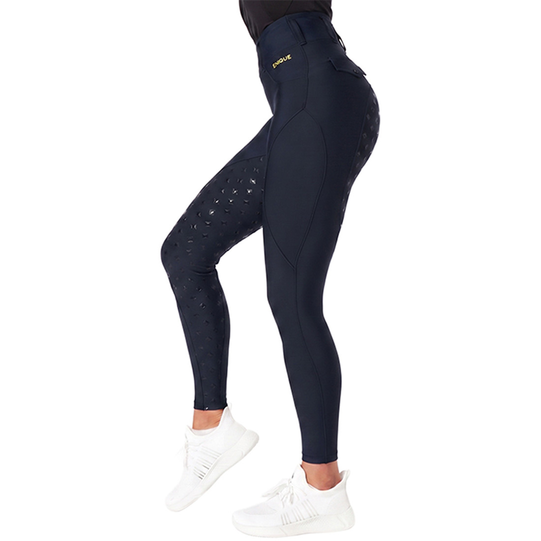 Riding Tights Classic Full Grip Navy Blue