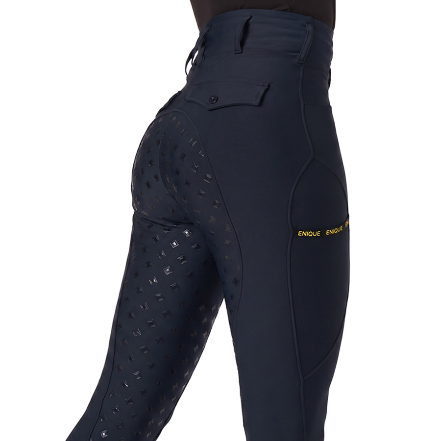 Riding Tights Classic Full Grip Navy Blue
