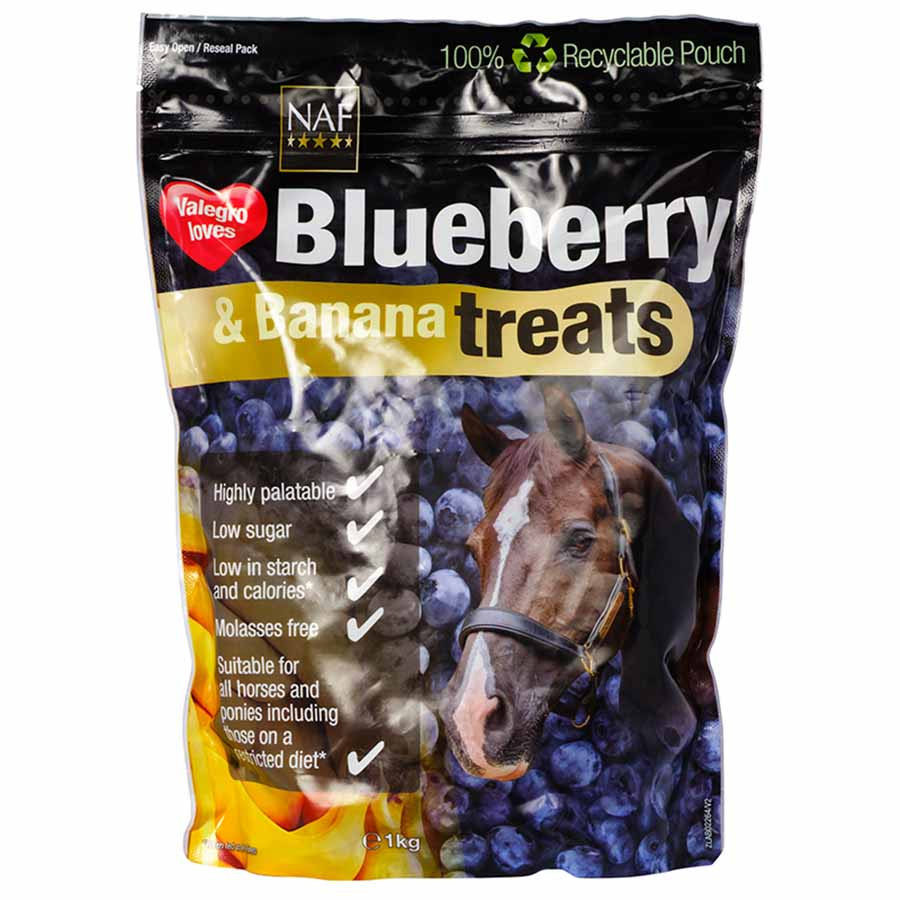 Blueberry & Banana Horse Treats 1kg