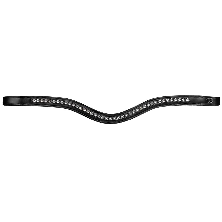 Browband V-shape Swarovski NE Black