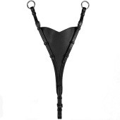 Soft Bib Martingale Attachment New English Collection Black Soft Bib Martingale Attachment New English Collection Black