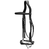 Adjustable Drop Noseband Bridle New English Collection Black Adjustable Drop Noseband Bridle New English Collection Black