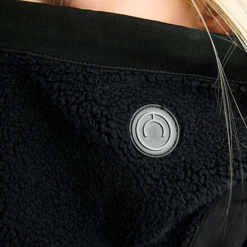 Neck Warmer MoEva Teddy Black