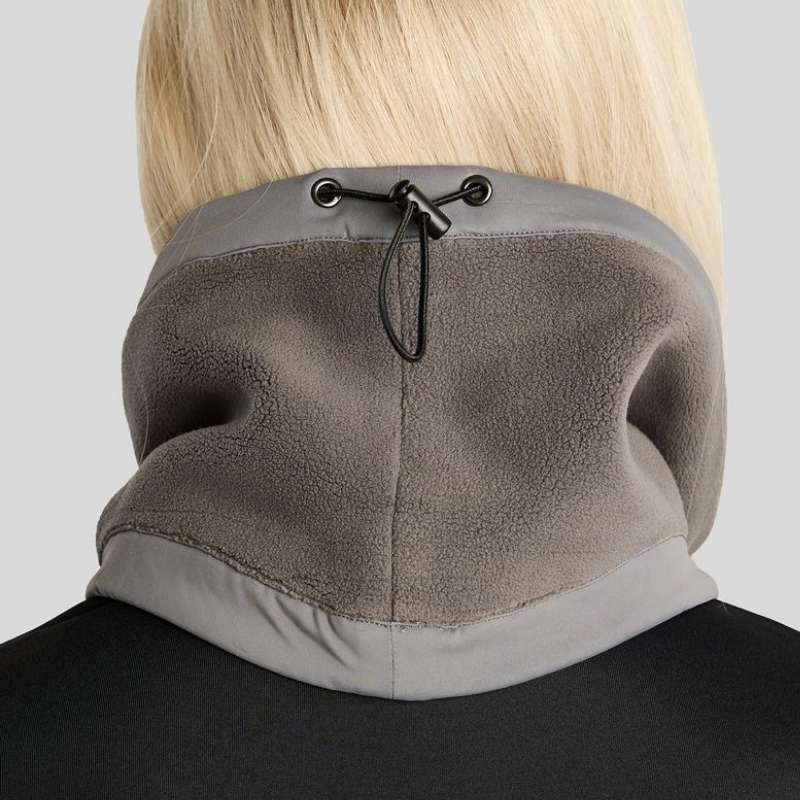Neck collar MoEllie Fleece Crystals Grey