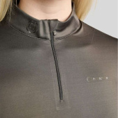 Training Top MoMegan Polo Long Sleeve Grey Training Top MoMegan Polo Long Sleeve Grey
