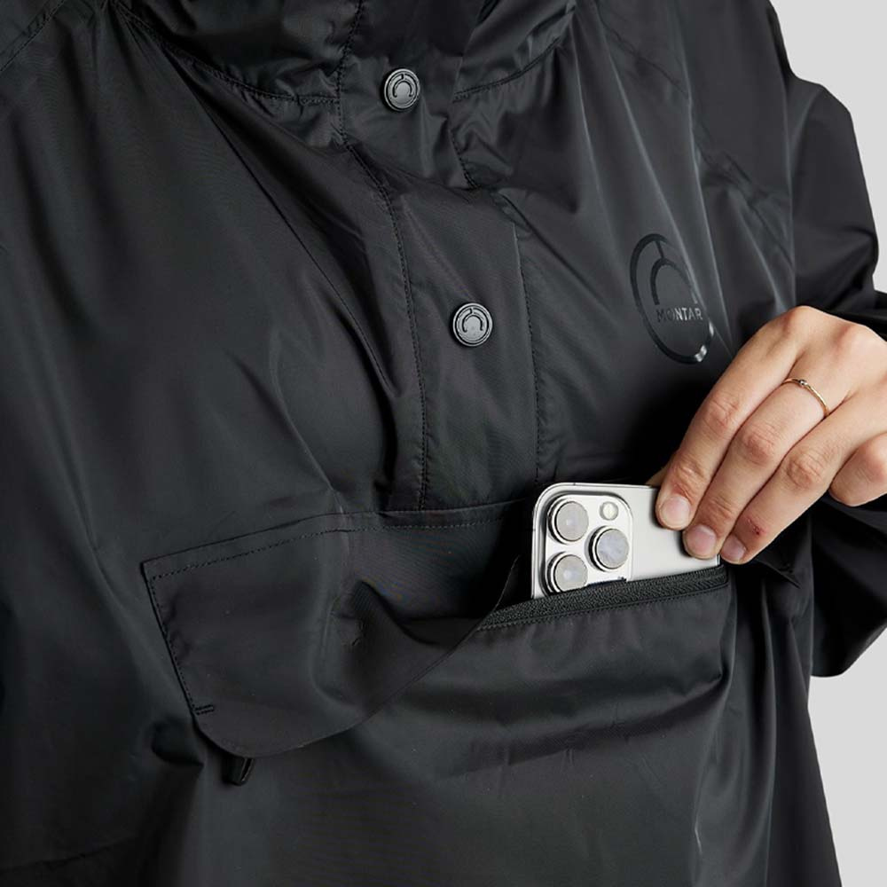 Rain Poncho MoRianne Black
