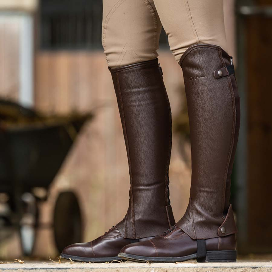 Half Chaps Classic Brown
