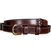Belt Flat Leather Brown Belt Flat Leather Brown