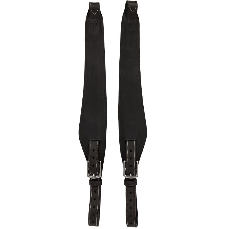 Stirrup Leathers Mono Black