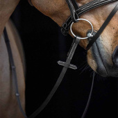 Anti-Slip Leather/Rubber Reins Black Anti-Slip Leather/Rubber Reins Black