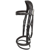 Ready To Ride Bridle with Decorative Stitching Black Ready To Ride Bridle with Decorative Stitching Black