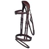 Ready To Ride Bridle with Decorative Stitching Brown Ready To Ride Bridle with Decorative Stitching Brown