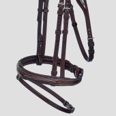 Ready To Ride Bridle with Decorative Stitching Brown Ready To Ride Bridle with Decorative Stitching Brown
