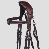 Ready To Ride Bridle with Decorative Stitching Brown Ready To Ride Bridle with Decorative Stitching Brown