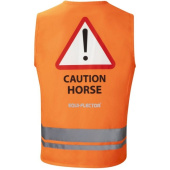Reflective Vest Caution Horse Orange Reflective Vest Caution Horse Orange