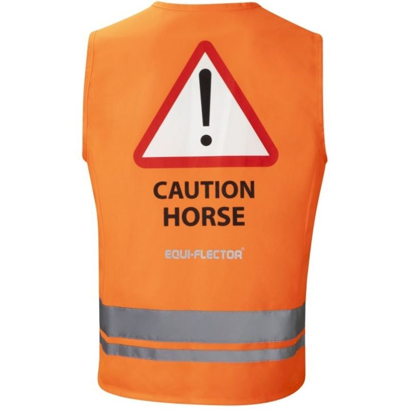 Reflective Vest Kids/Junior Caution Horse Orange
