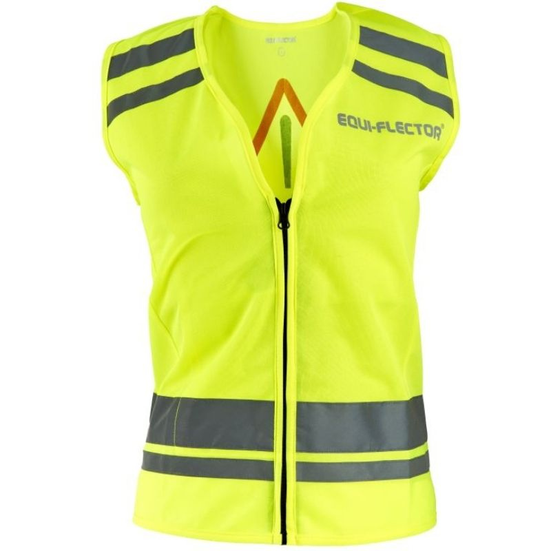 Reflective Vest Kids/Junior Caution Horse Yellow