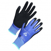 Blue Waterproof Stable Gloves