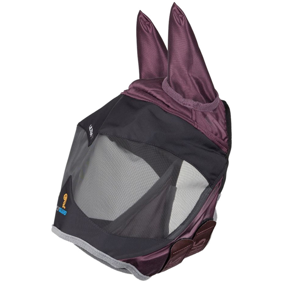 Fly Mask Deluxe with Ears Bordeaux