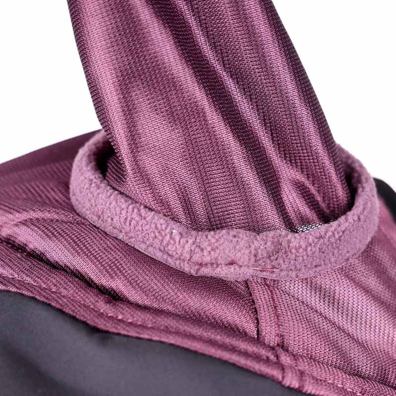 Fly Mask Deluxe with Ears & Nose Fringe Bordeaux