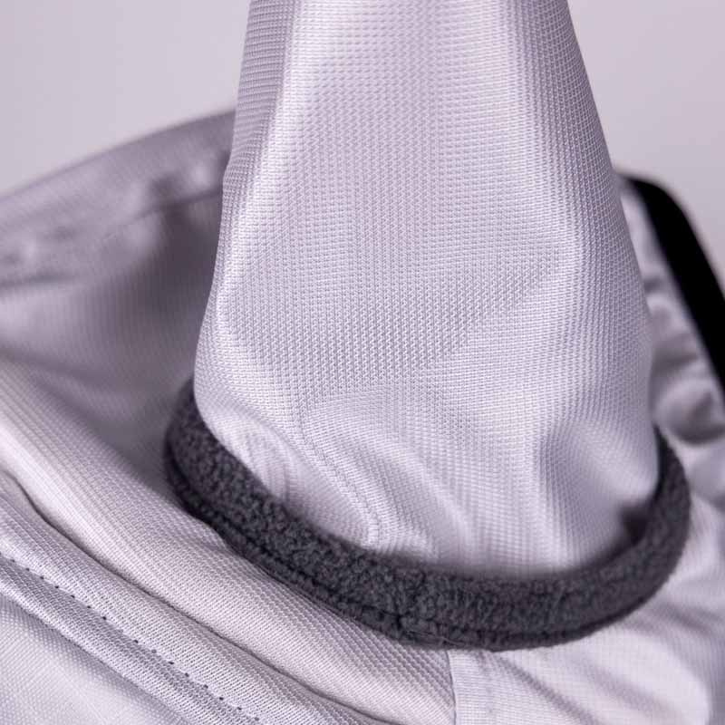 Fly Mask Sun Shade with Ears & Nose White