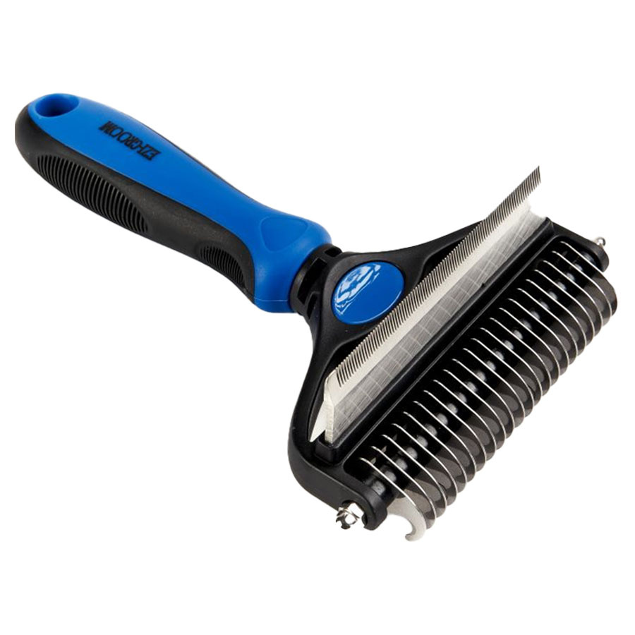 Shedding Blade EZI-GROOM Black/Blue
